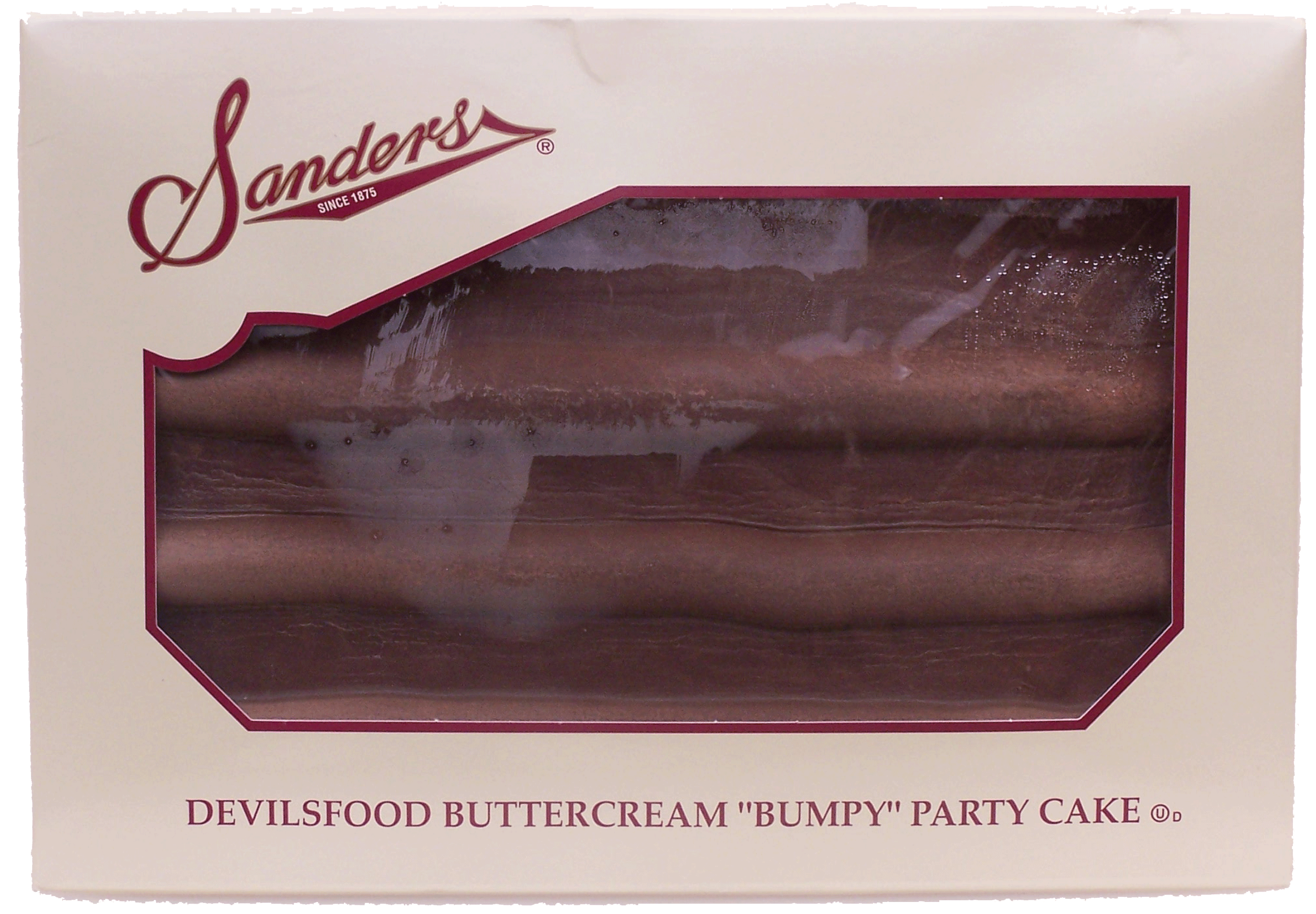 Sander's  devil's food buttercream bumpy party cake Full-Size Picture